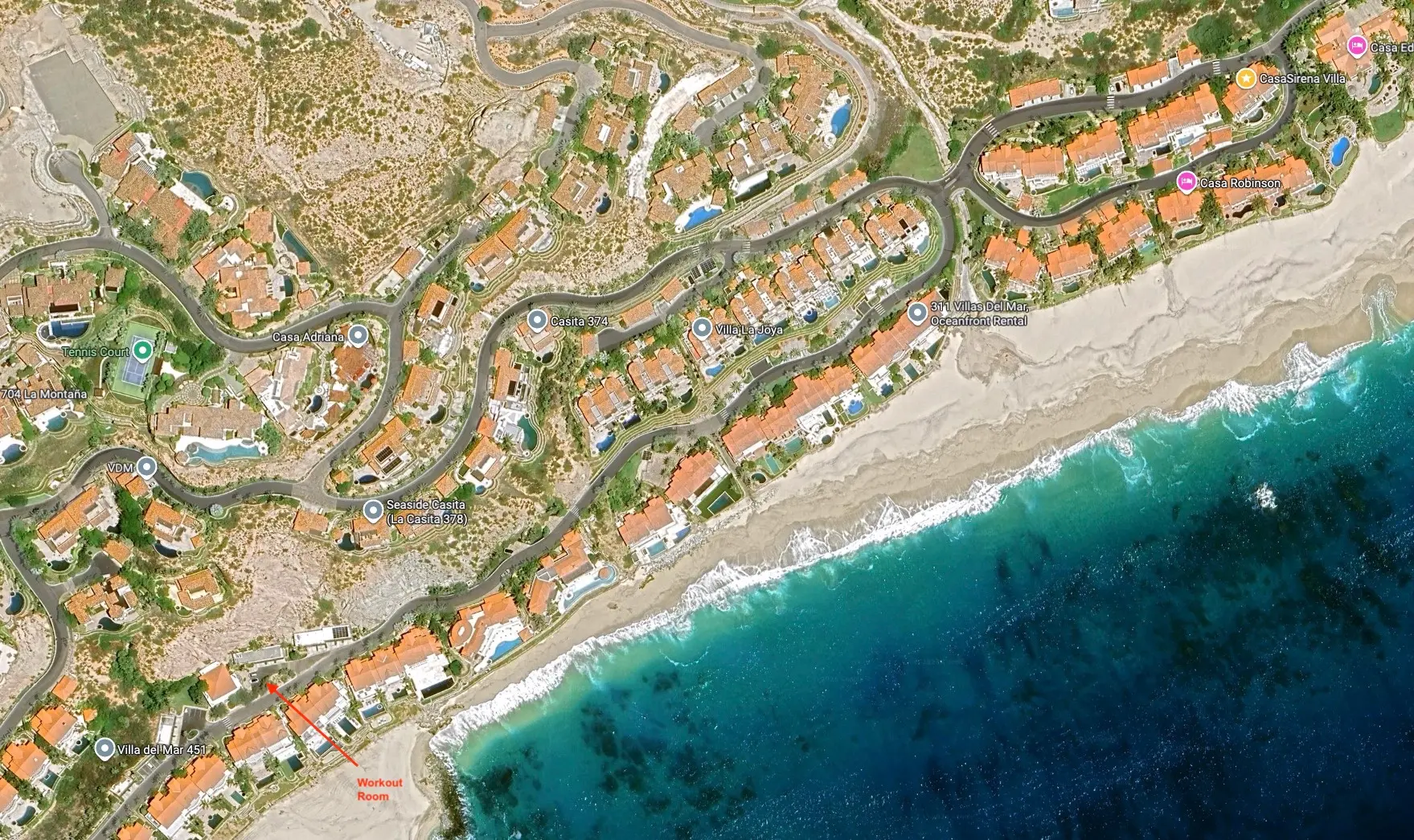 Cabo Workout Location